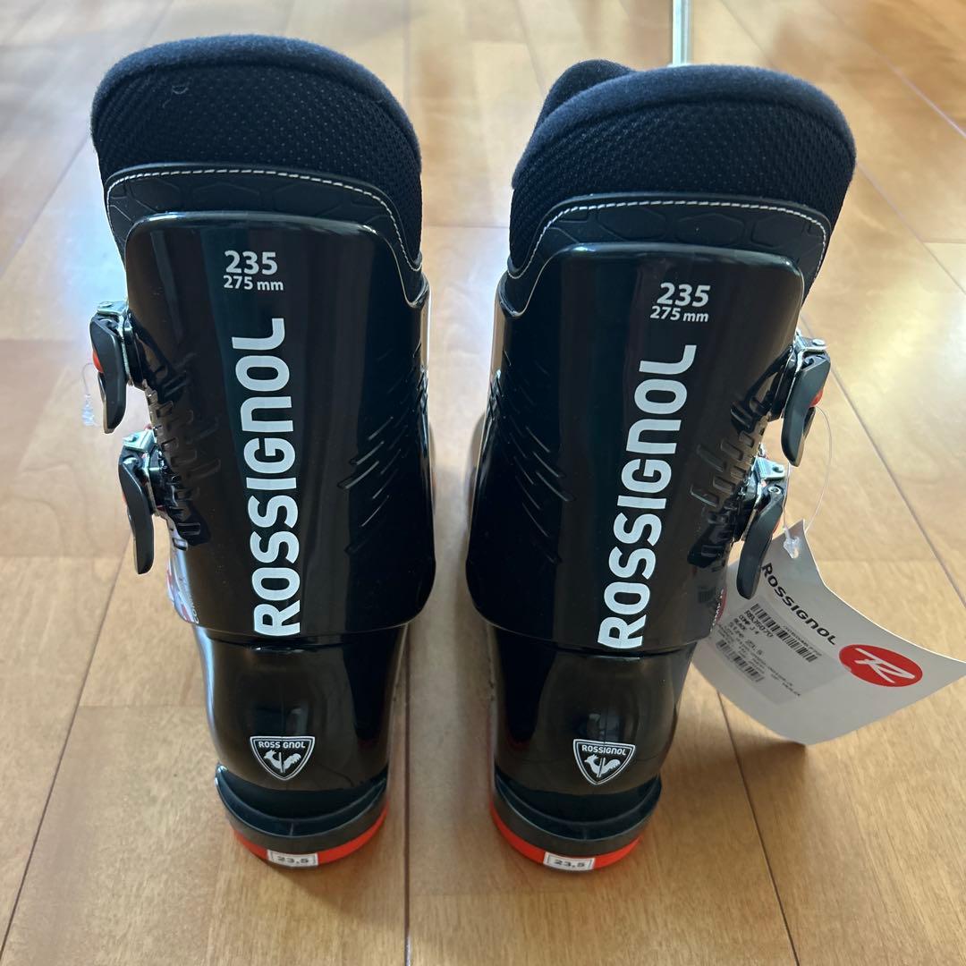 ROSSIGNOL 子ども用スキーブーツ 275mm 黒/オレンジ 23.5
