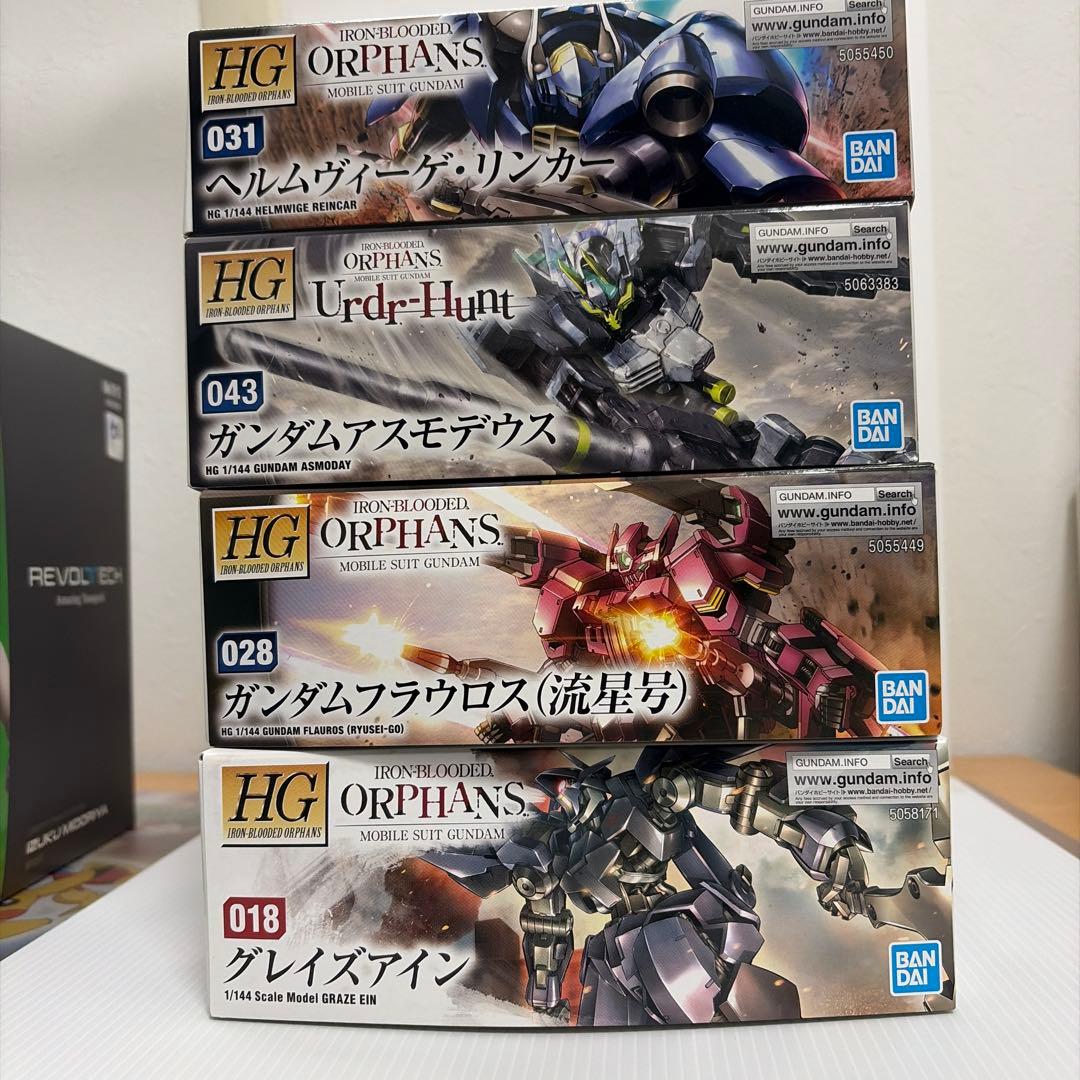 【未開封品まとめ売り】HG グレイズアイン　ガンダムアスモデウス他2点