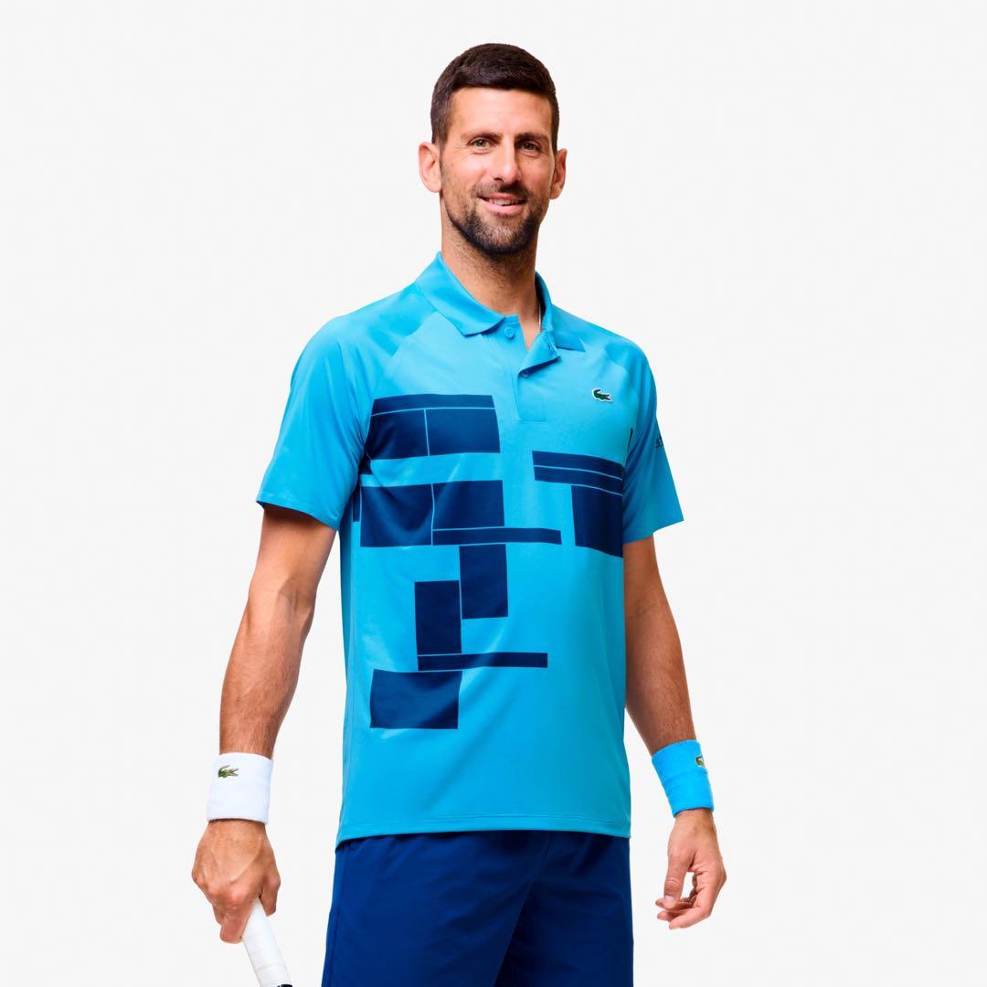 ラコステ　ジョコビッチ　2024 USオープン　US:M 4サイズ　テニスシャツ