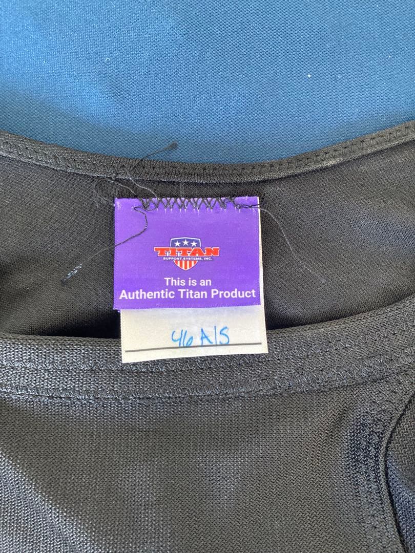 タイタン　ベンチシャツ　スーパーカタナ　ローカット　46サイズ ブラック