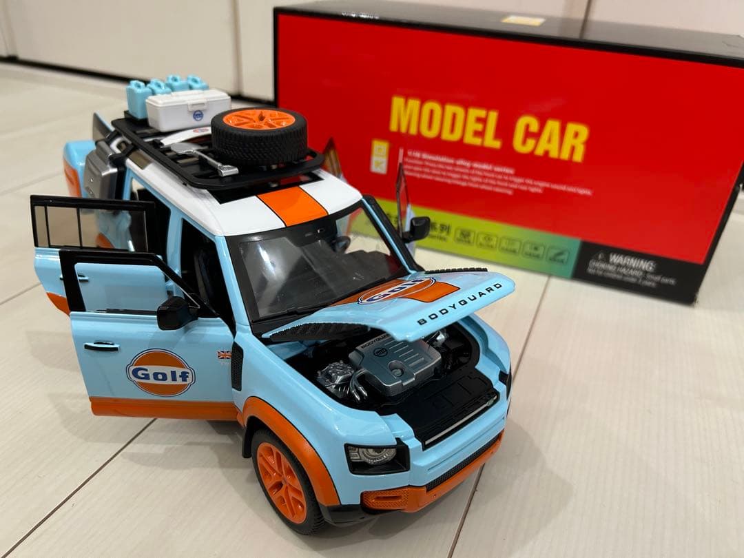 新品 希少 1/18 ランドローバー ディフェンダー Golf カスタム 仕様