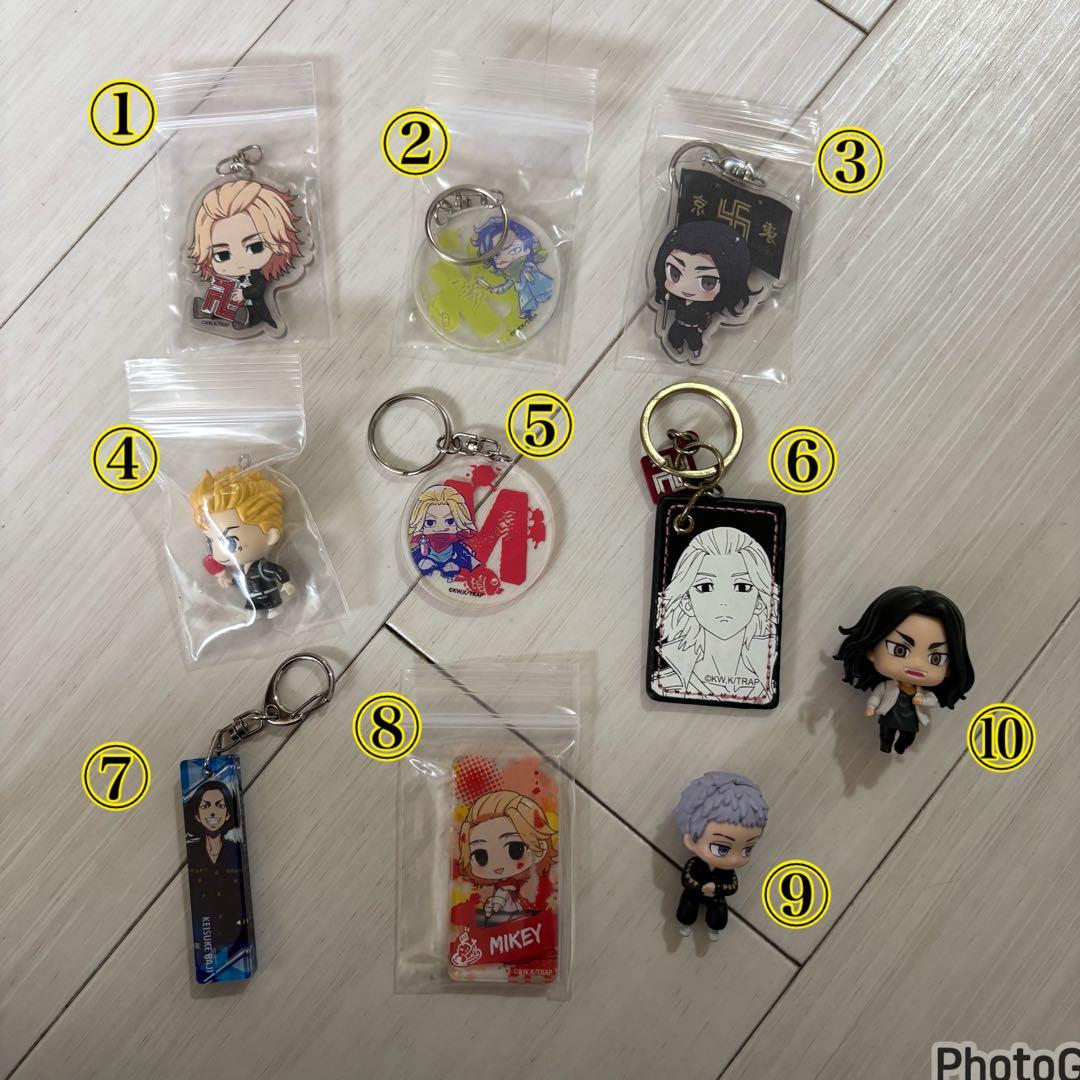 東京リベンジャーズ アクリルキーホルダー 缶バッチ