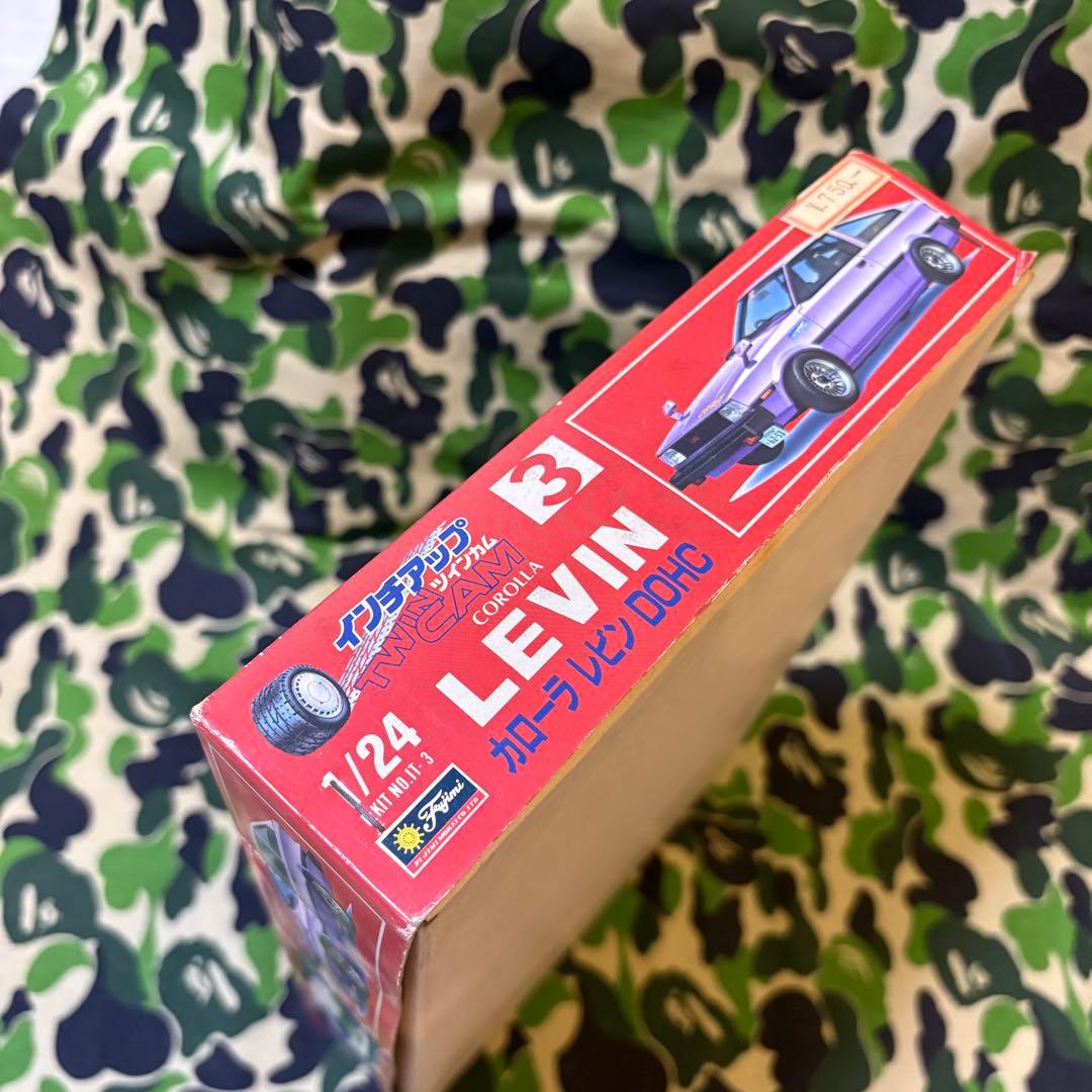 未組立 フジミ カローラレビン 1600 DOHC EFI 1/24インチアップ