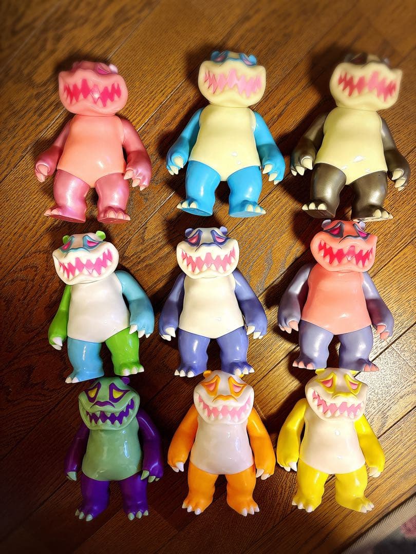 Hariken マッドパンダ MADPANDA ソフビ 9体セット