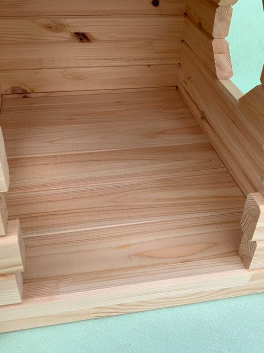 屋外対応 小型犬、中型犬用 犬小屋 無塗装仕様