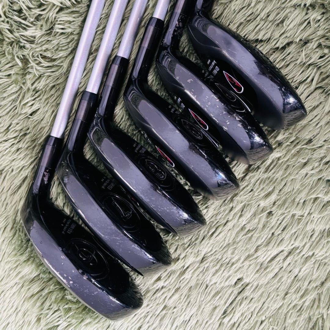 シニアゴルフ研究所 イージーパワー ユーティリティアイアン6本 メンズゴルフ