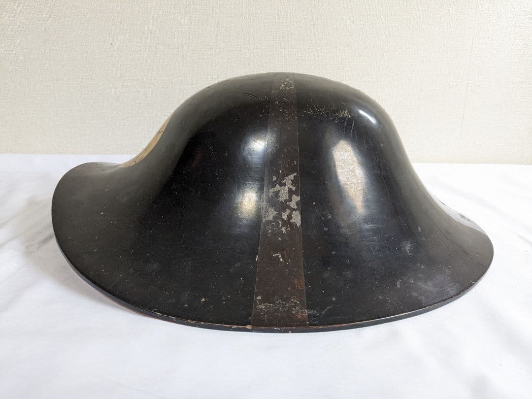 陣笠 木製 三ツ割菊 武士防具 ヴィンテージ