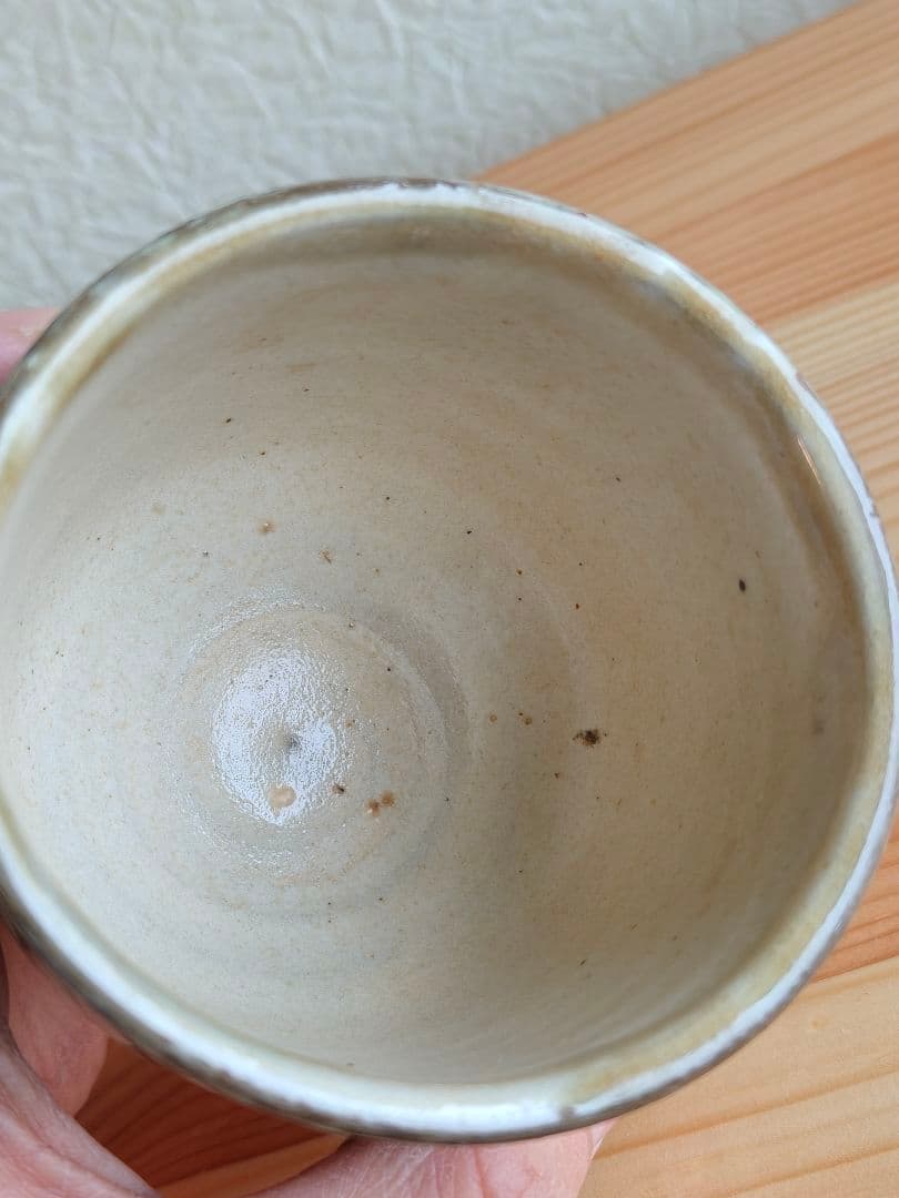 小鹿田焼 坂本茂木　刷毛目 湯呑 　民藝