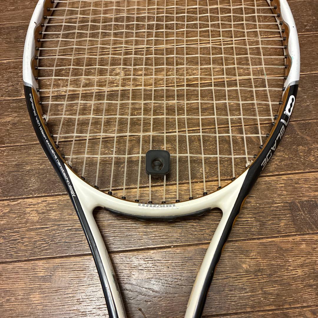 Wilson NコードNブレードブラックゴールド 硬式テニスラケット2本セット