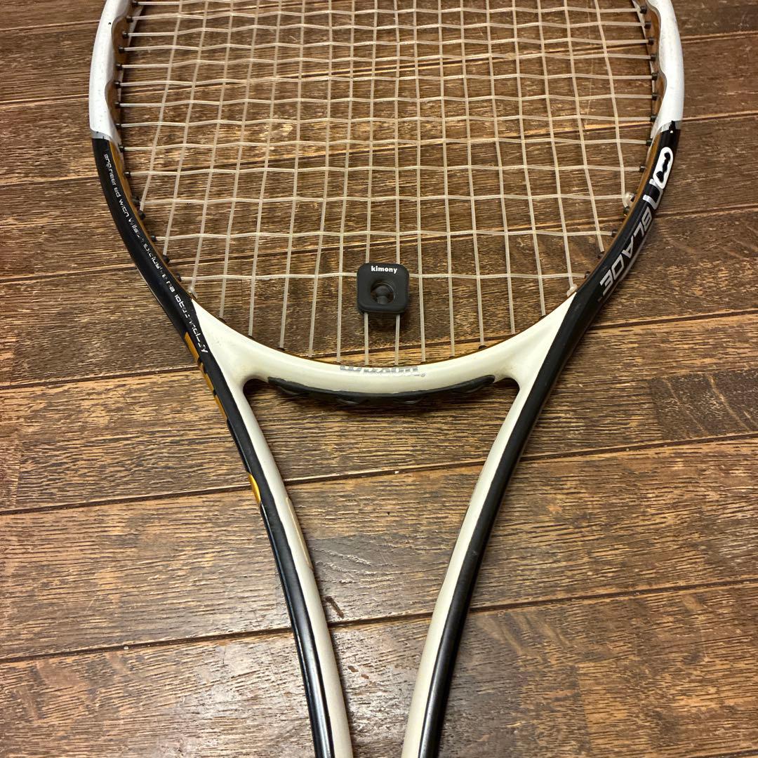 Wilson NコードNブレードブラックゴールド 硬式テニスラケット2本セット