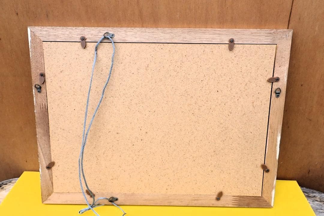 印象派風 収穫の風景 油彩調 複製画 額装