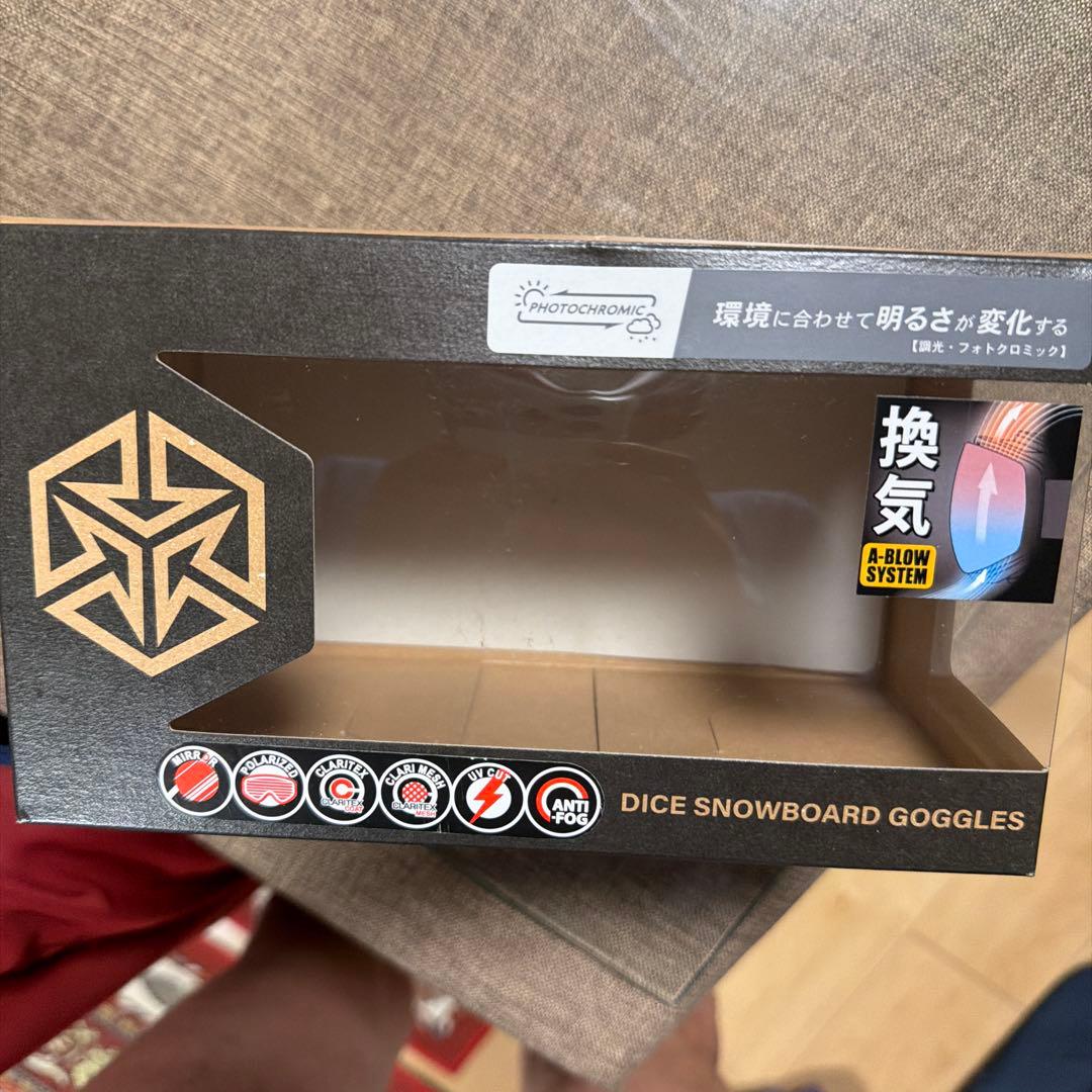 dice スノーボードゴーグル BK55573MBK