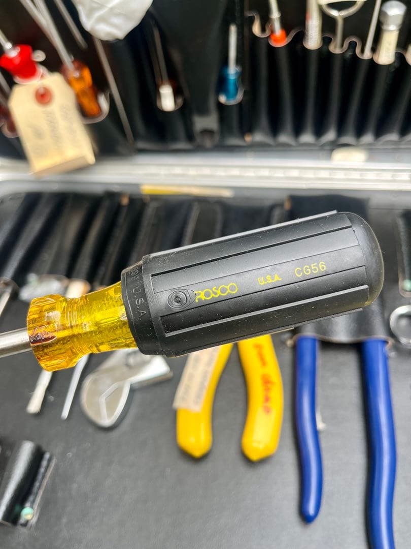 米軍放出未使用品 希少品 ゼロハリケース入り ビンテージ整備ツールキット木箱付き