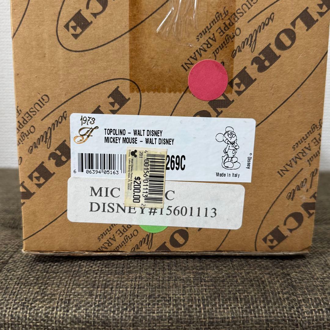 【希少品】Disney ジュゼッペ・アルマーニ ミッキー スタチュー フィギュア