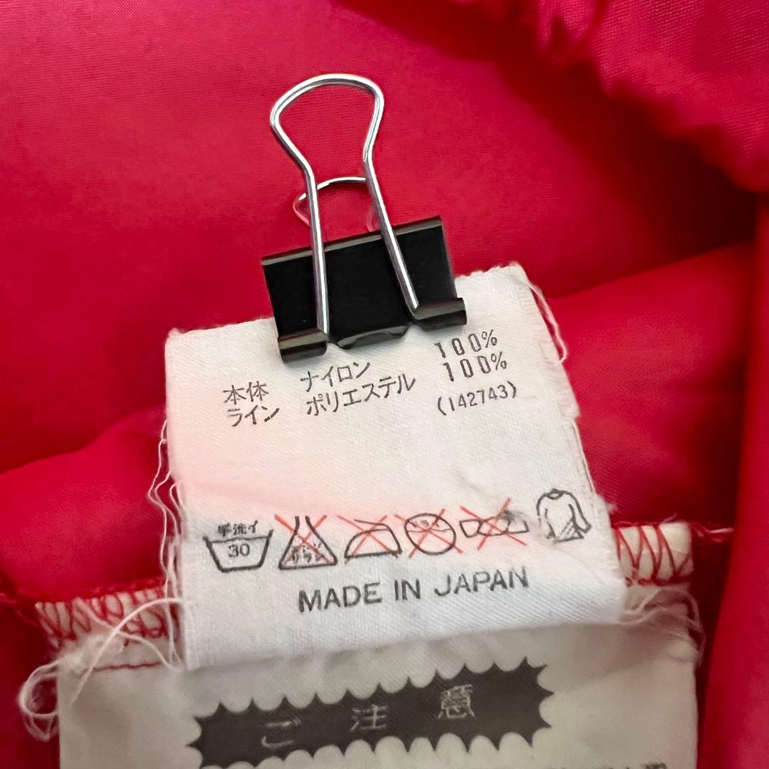 80s vintage adidas ナイロンパーカー M 赤 y2k スポーツ