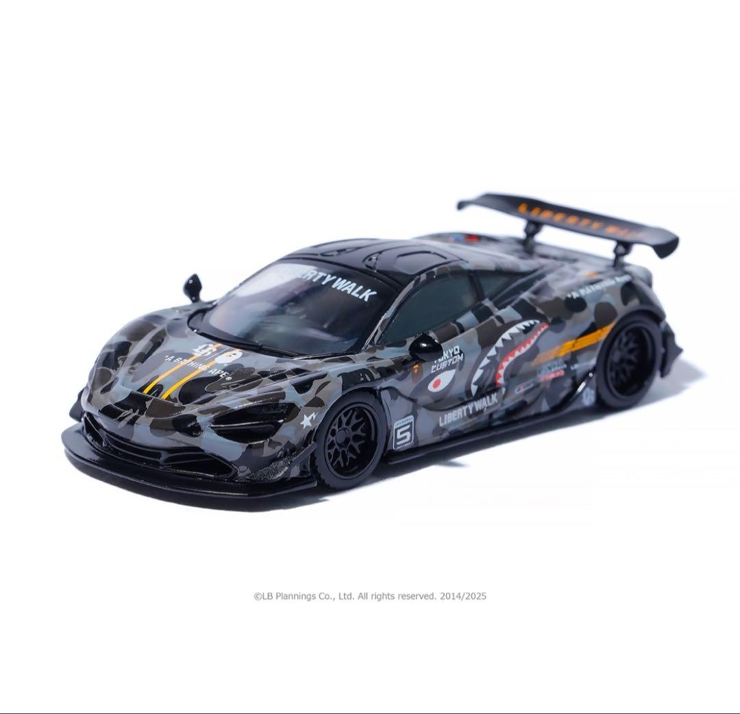 ミニカー BAPEXLBWK MINI GT MCLARREN 720S 1/64