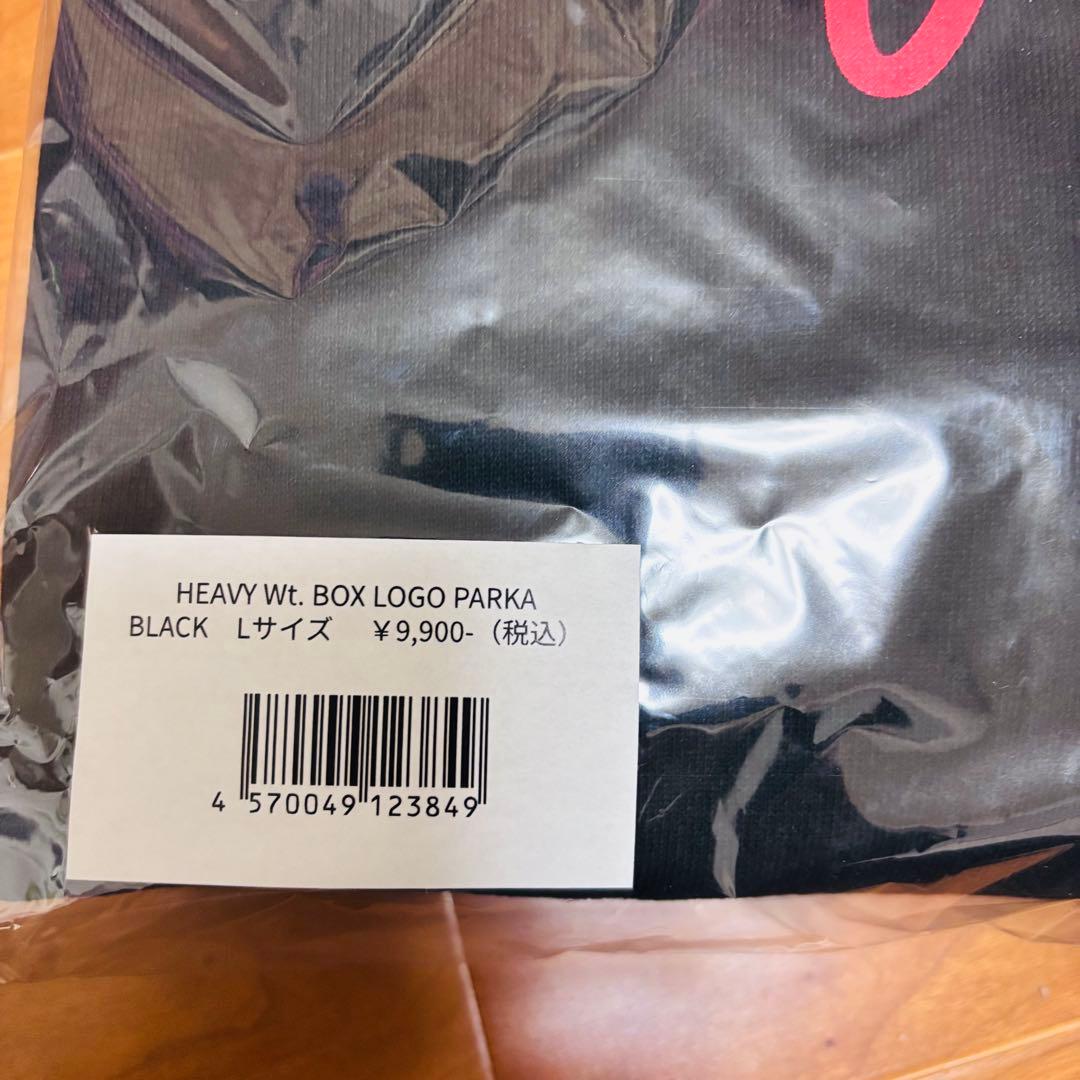 新品Lサイズ　RAID JAPAN バス釣り　BOX LOGO パーカー　黒