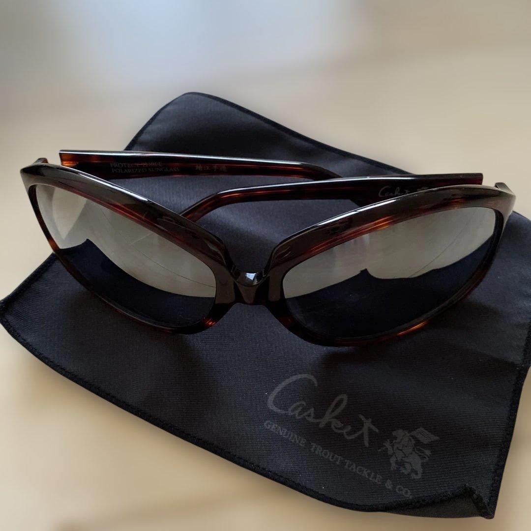 カスケット　偏光サングラス