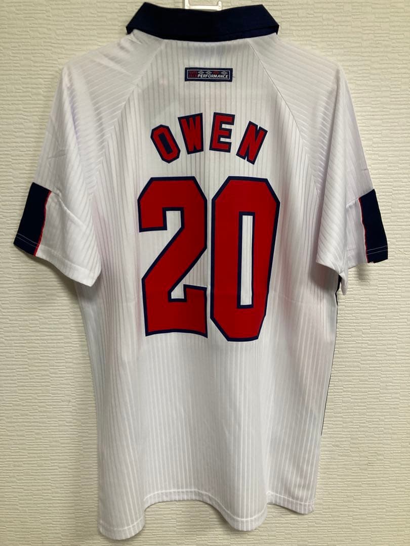 1998 ワールドカップ イングランド代表 オーウェン ユニフォーム（H）