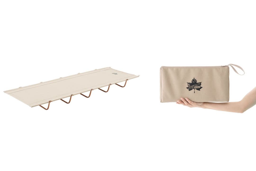 【2個セット】LOGOS コット ポータブルアッセムプットベッド