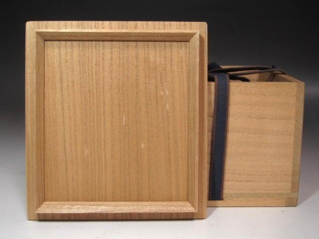 ★　若尾利貞　織部茶碗　斬新なデザインの一品★x583