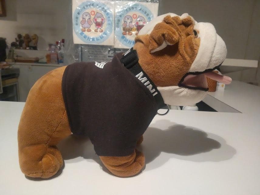 レトロ★旧車 MINI COPPER ミニクーパー ブルドッグ ぬいぐるみ 人形