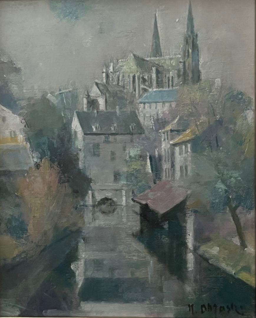 大歳克衛　「シャルトル風景」　3号