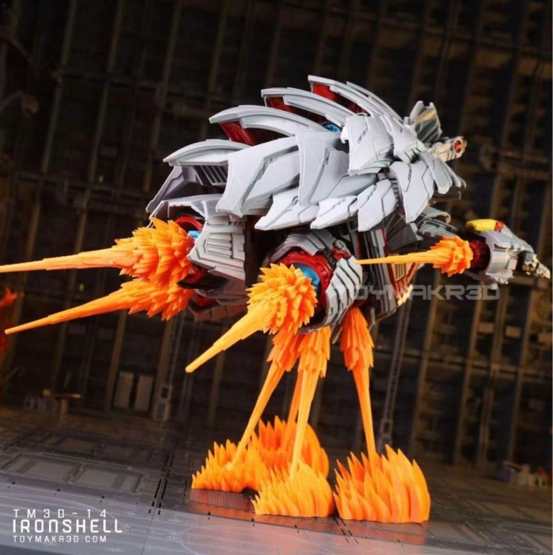 SHANJINL 3D印刷机械ymakr3D組み立て模型-24CM 機械ガメラ