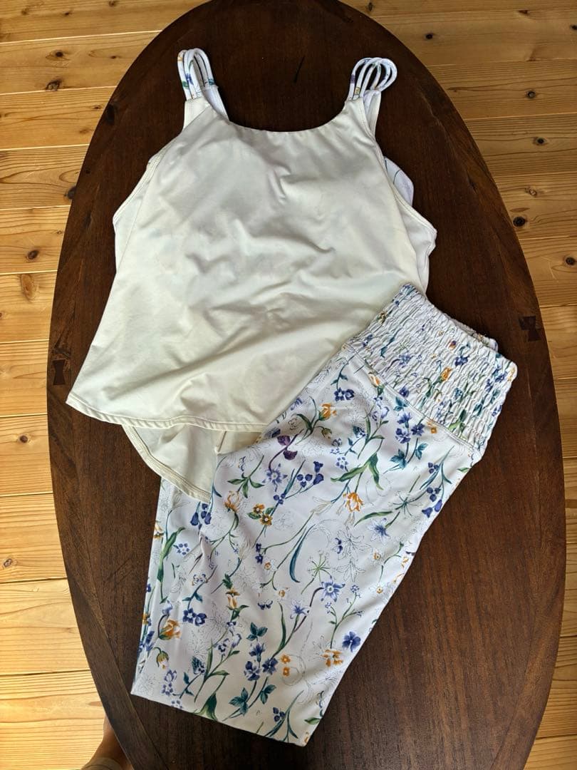 SUKALA ボタニカルシャーリングカバータンク　上下セットアップ　Mサイズ