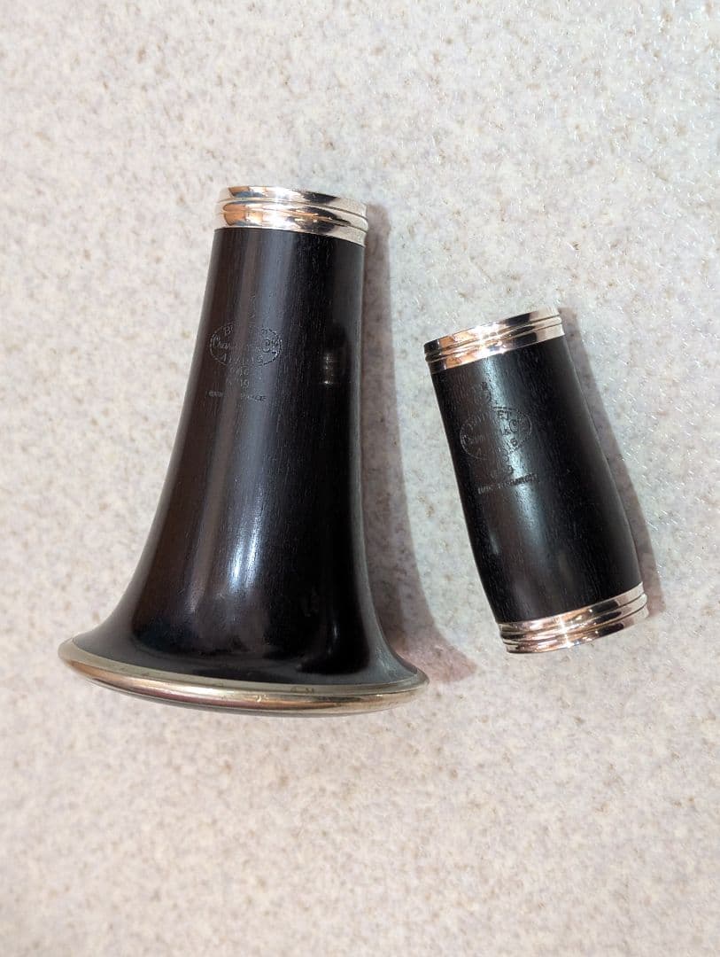 全タンポ交換済 ビュッフェクランポン R13 クラリネット 銀メッキ良好割れなし