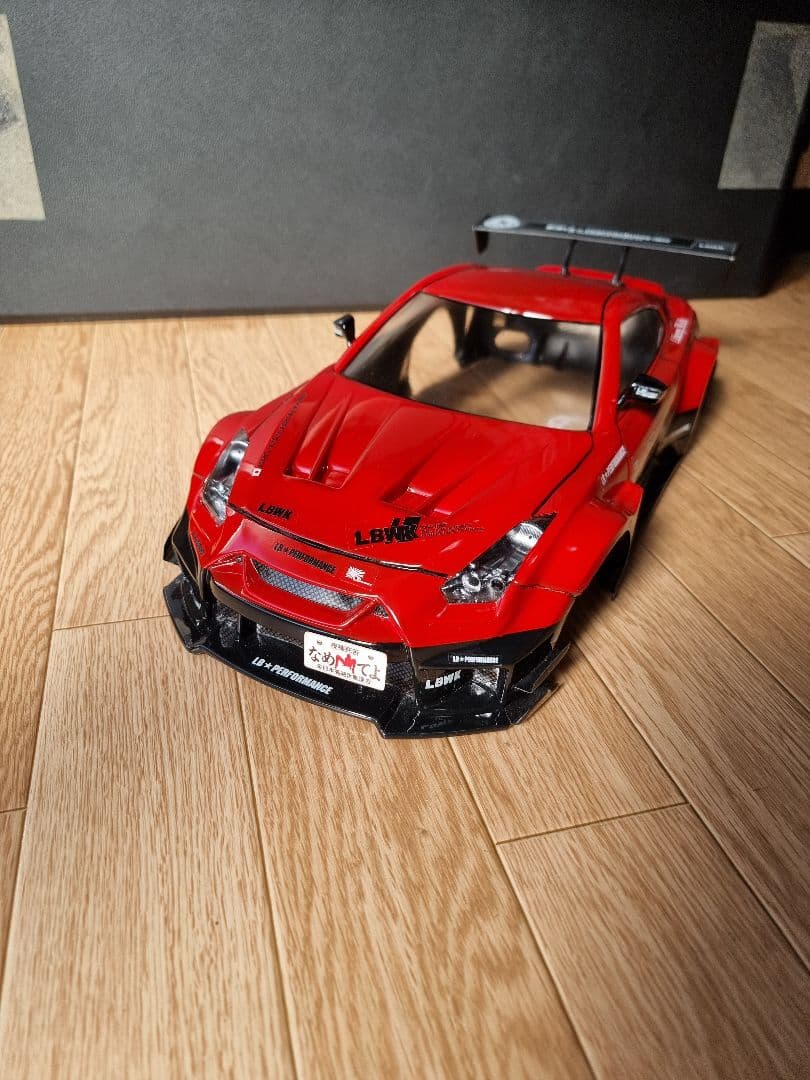 タミヤ TT02 シャーシ、GT-R R35 リバティウォークボディ