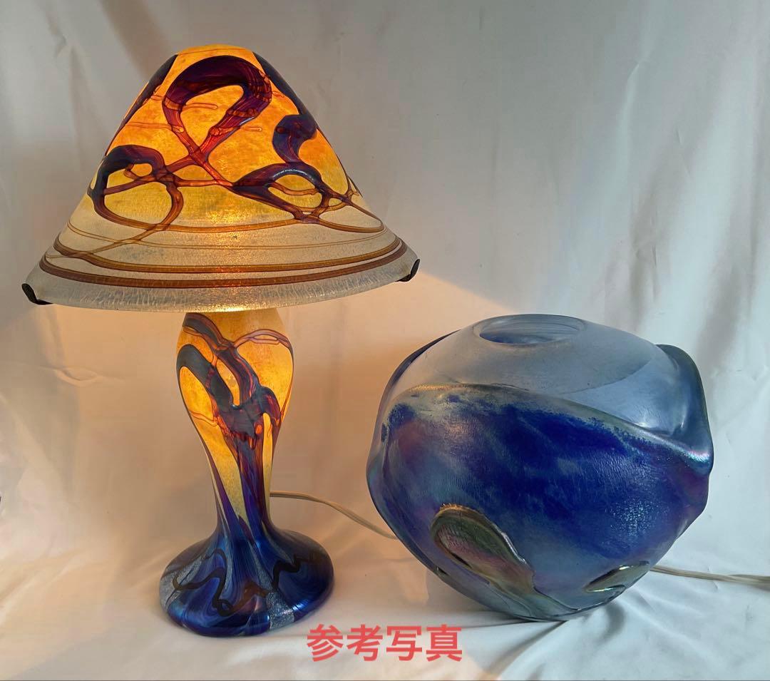 ジャンクロードノヴァロ(仏)1985年フラワーベース(ガラスアート・オブジェ)