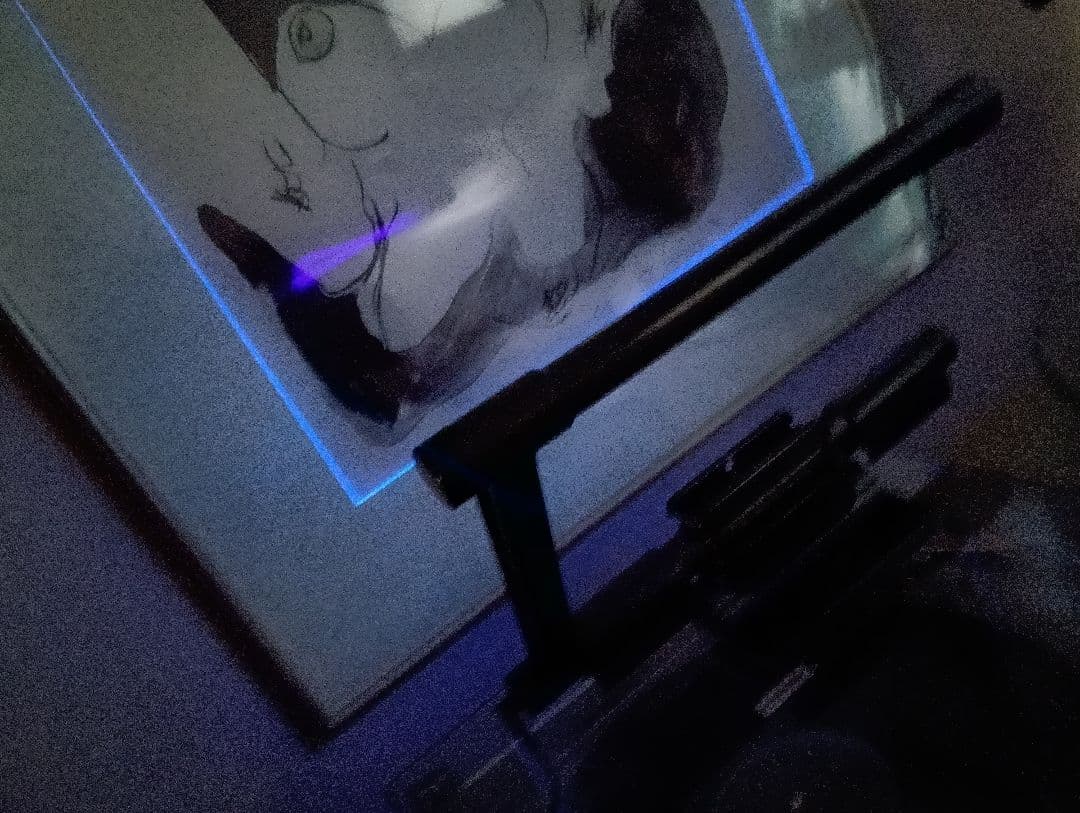 希少　1980's　イリュージョンライト　ポスター　ディスプレイ　ブラックライト