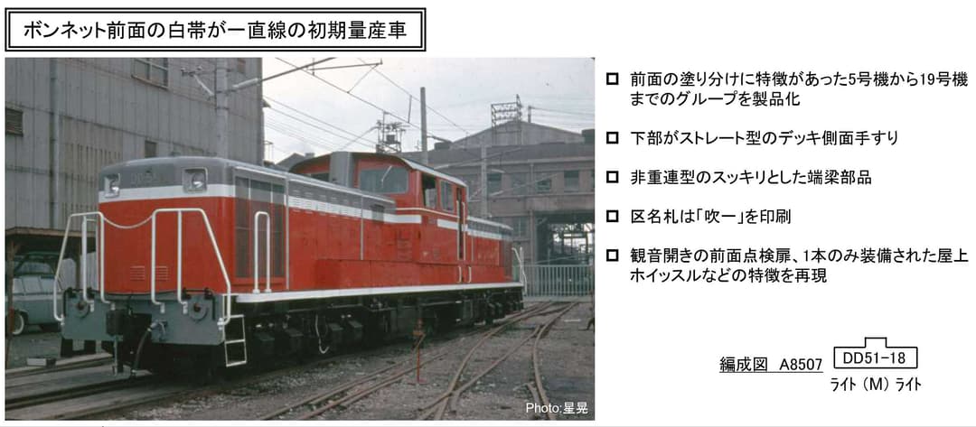 マイクロエース A8507 DD51-18 3次型 ディーゼル機関車