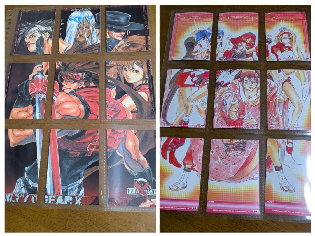 ギルティギアゼクス GGX アートワークス トレーディングカード 65枚セット