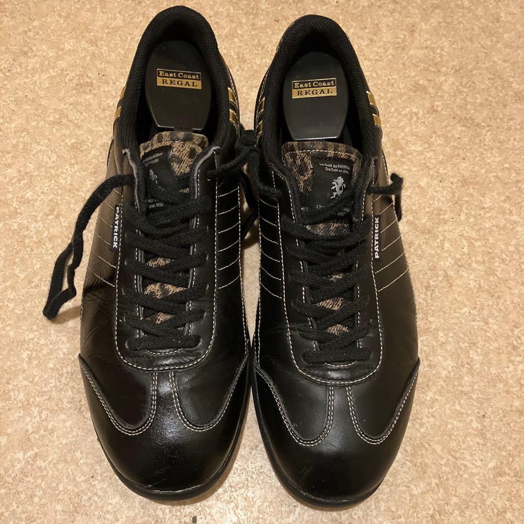 ゴルフシューズ （サイズ42）ブラック/ゴールド