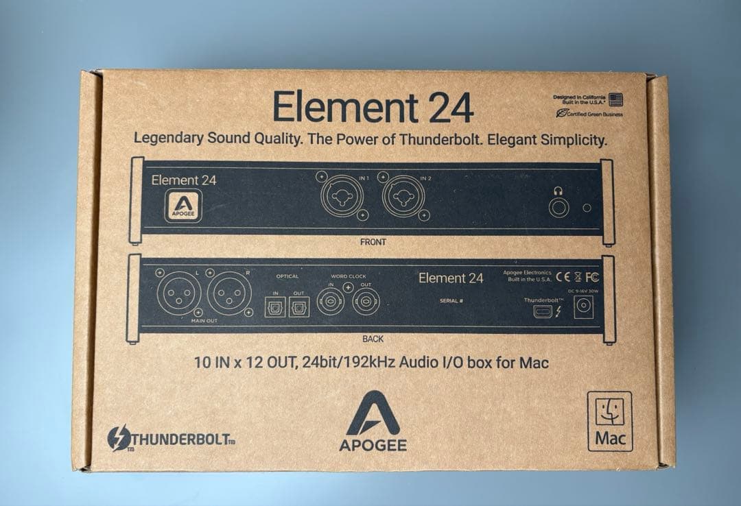 Apogee Element 24 オーディオインターフェイス