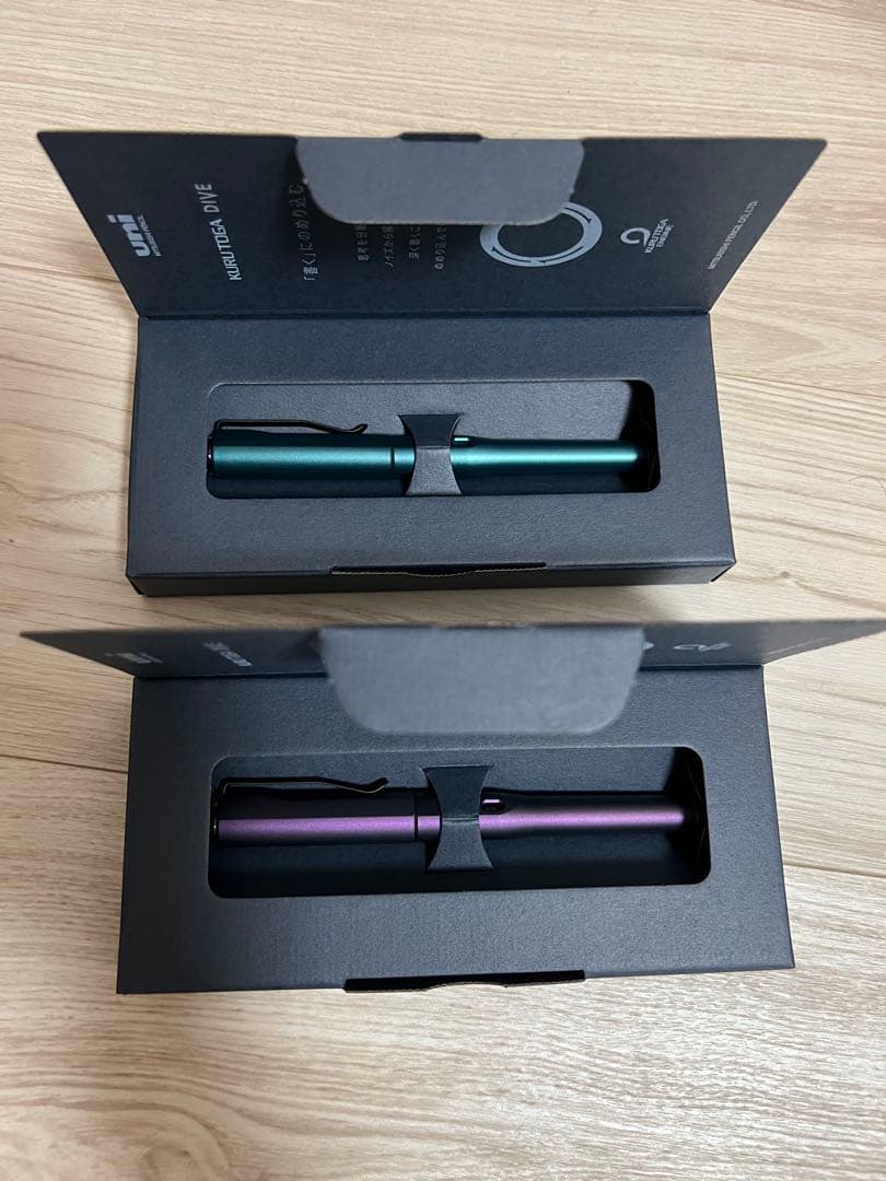 【新品未使用】クルトガダイブ　オーロラパープル　デンスグリーン　セット