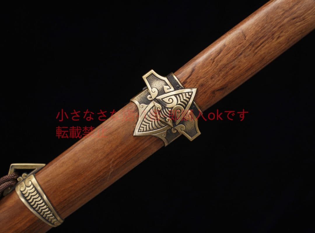 伝統宝剣百錬模様鋼問セミ   唐剣  模造刀·模擬刀  居合刀