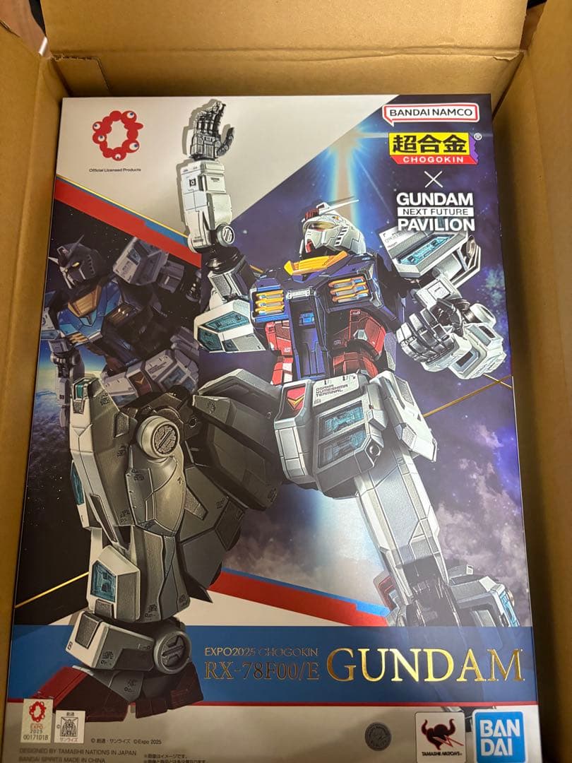BANDAI 超合金 RX-78F00E GUNDAM 万博Ver
