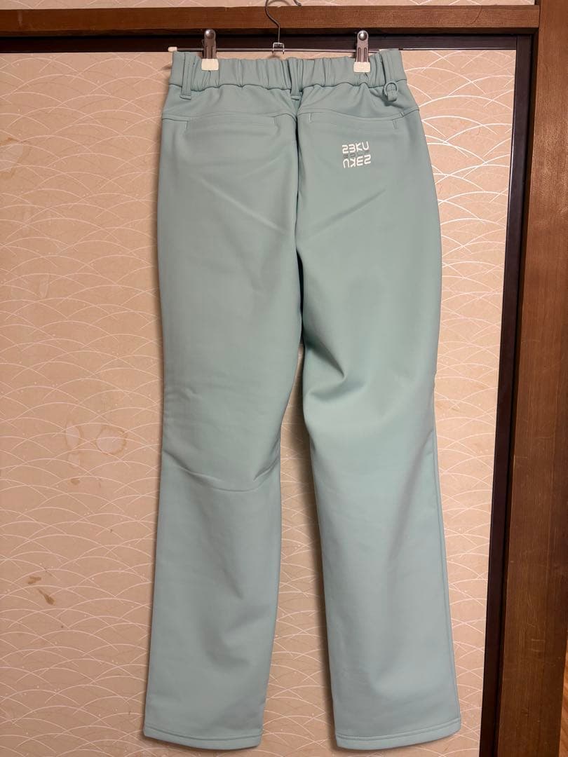 23区ゴルフ ストレッチ フレアパンツ ミントグリーン