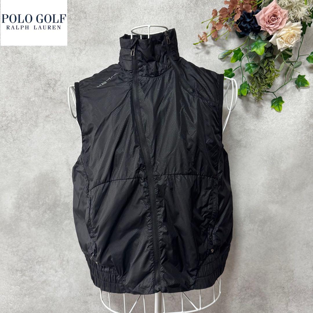 【新品】POLO GOLF RLX ポロゴルフ　ナイロンブラックベスト