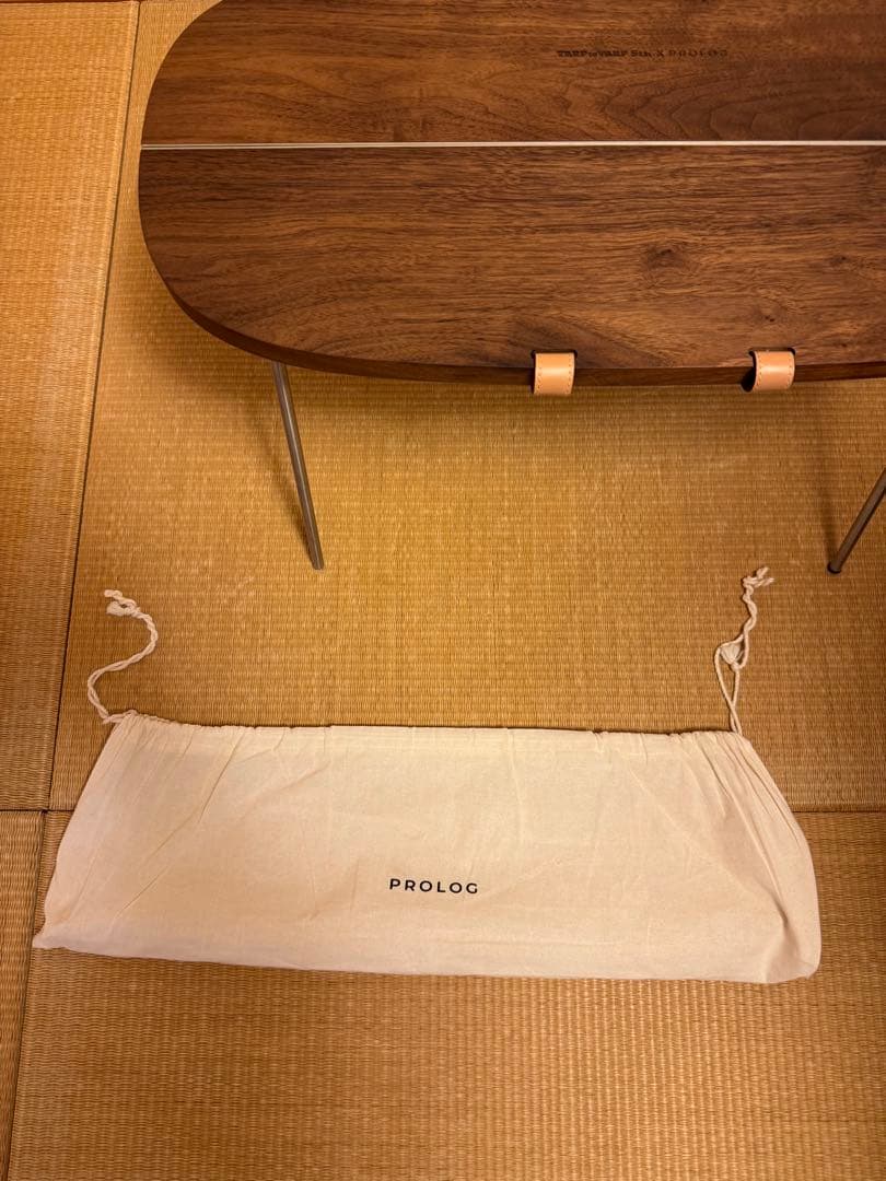 PROLOG × TARPtoTARP TOTE TABLE Walnut