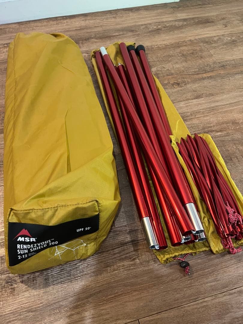 国内正規品　MSR タープ　ランデブーサンシールド　200ウイング　保証書有り