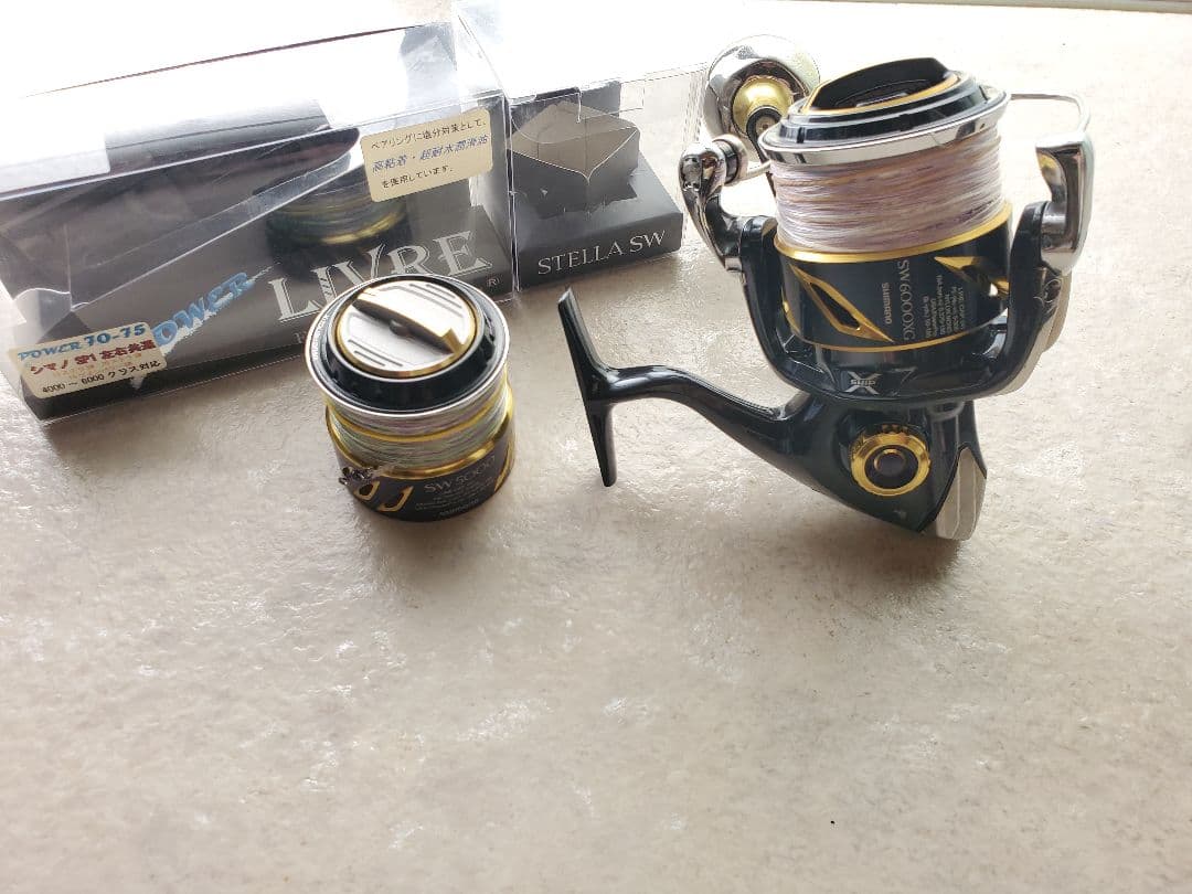 13ステラ STELLA SW 5000xg　6000番 換えスプールつき