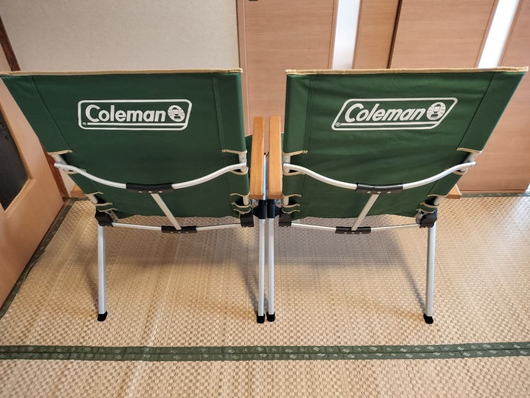 レイチェア Coleman アウトドアチェア 2脚セット グリーン　コールマン