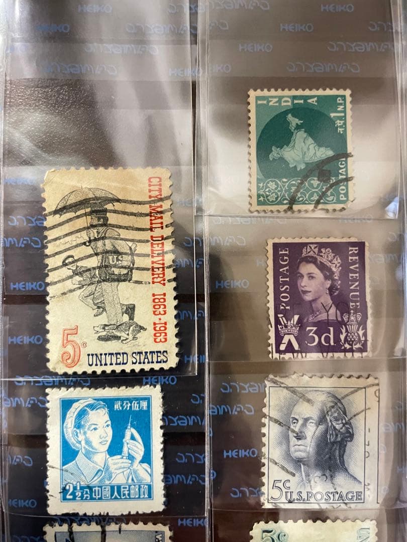 使用済み 切手 海外 1950年代〜