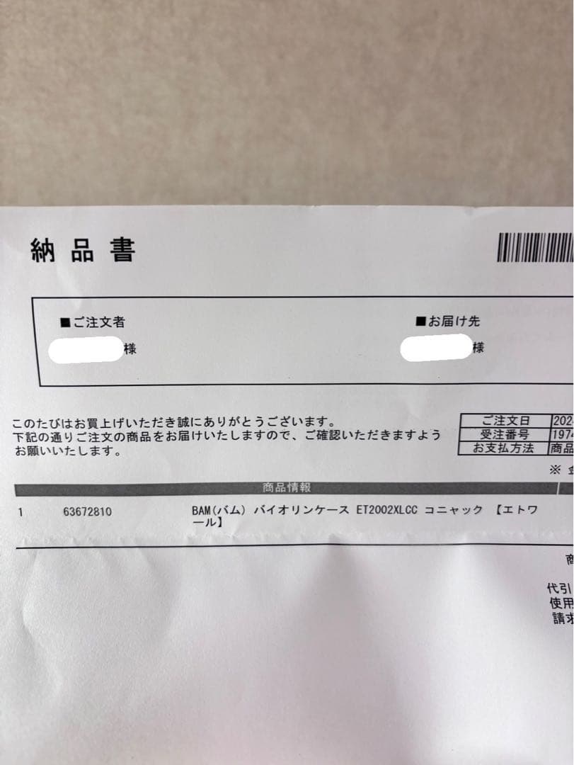 最終値下げ中‼️【ほぼ新品✨】bamヴァイオリンケース　コニャック