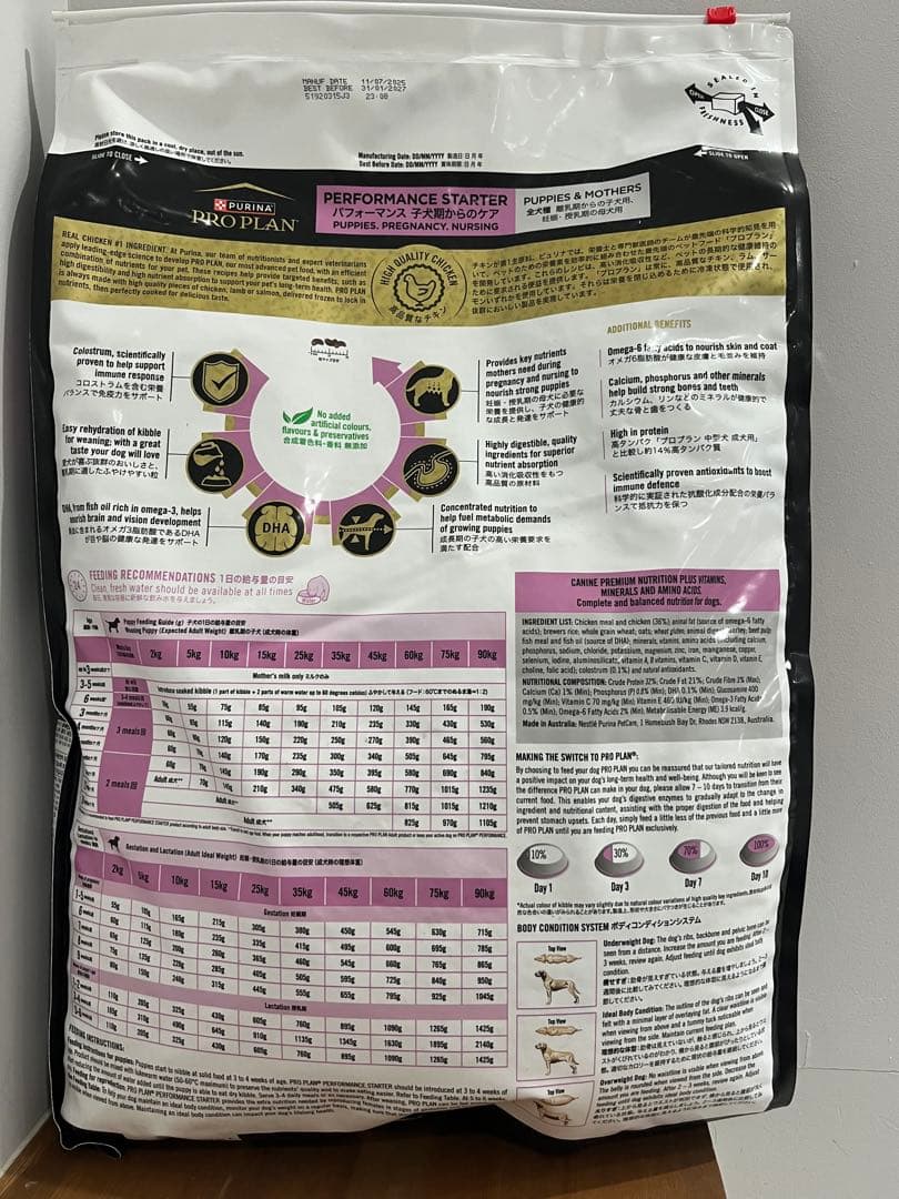 ドッグフード PURINA PRO PLAN PERFORMANCE STARTER 12kg