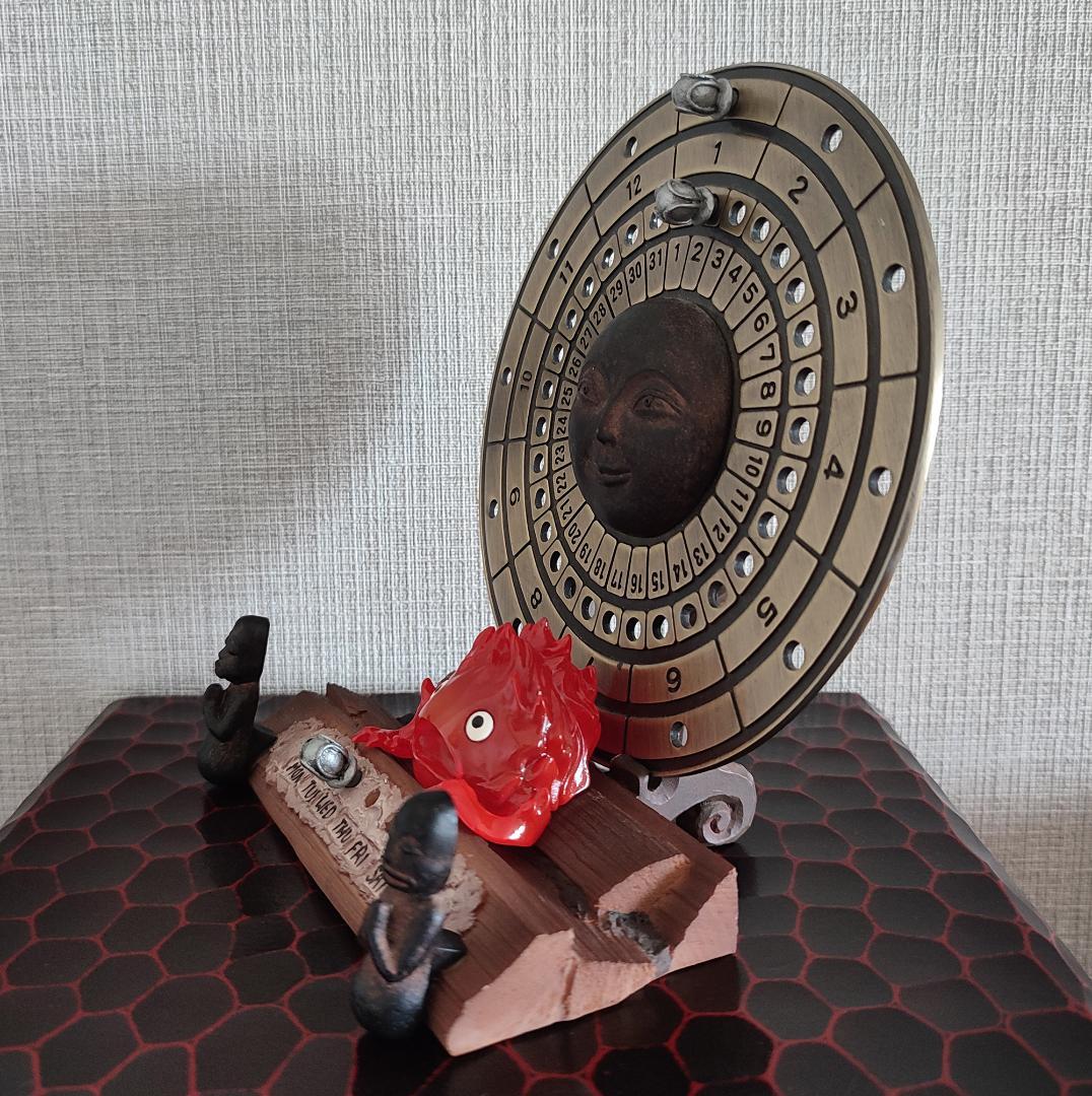 ハウルの動く城　カルシファー　万年カレンダー　ジブリ